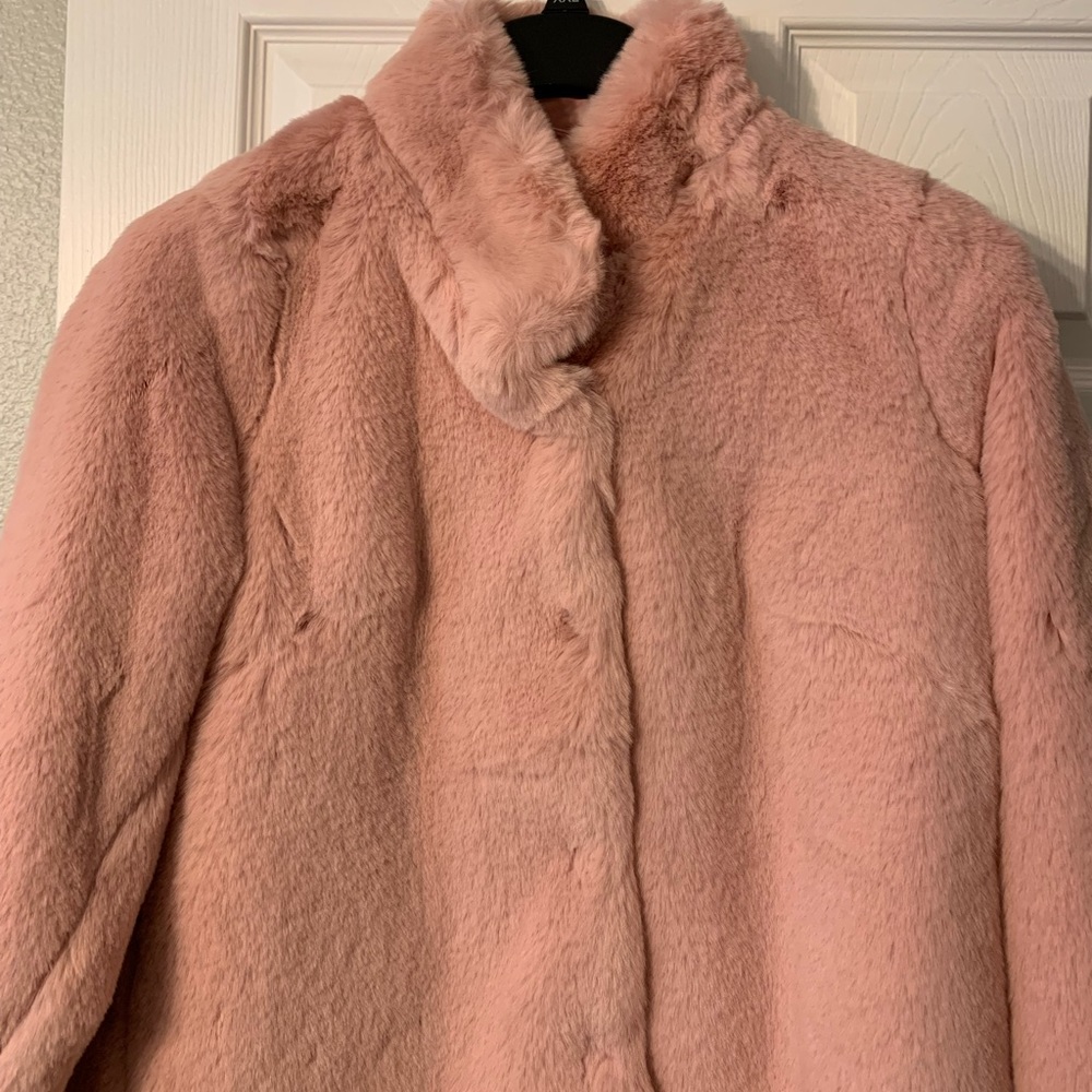 New York & Company Faux Fur Jacket